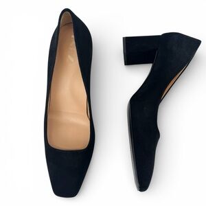 Inez Frida Suede Block Heels Women 37 Black